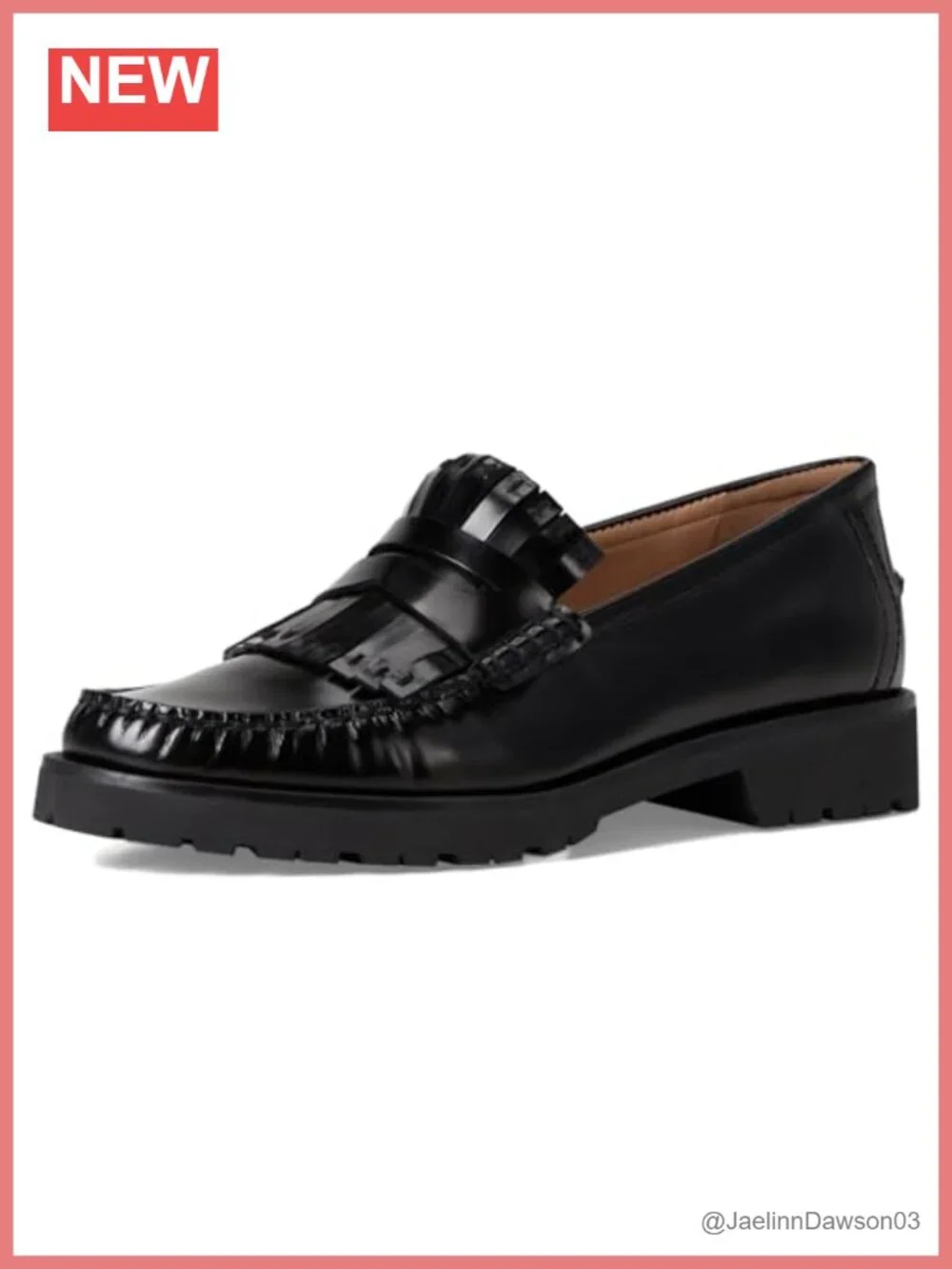 Cole Haan Leather Kiltie Loafers Cushioned Comfort Slip-On Flats
